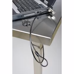 Kensington Laptop Lock with L-Leg - STD Key (pack 25), 1.8 m, Key, Black