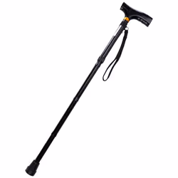 Days Adjustable Folding Walking Stick, Lightweight Height Adjustable Walking Stick, Portable Cane with Ergonomic Handle, Non- ...
