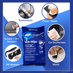 AF Tech-Wipe Cleaning Wipes (Pack 25) 30005379.0001EA - Additional view 5
