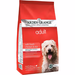 Arden Grange Adult Chicken & Rice Dog Food - 12kg