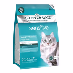 Arden Grange Grain Free Cat Sensitive With Fresh Fish & Potato 400g