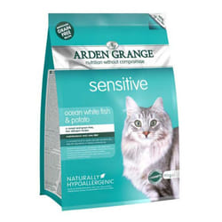 Arden Grange Grain Free Cat Sensitive With Fresh Fish & Potato 400g