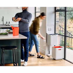Joseph Joseph Totem Compact 40L Stone Waste & Recycling Bin