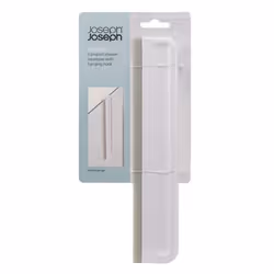 Easystore Compact Bathroom Silicone Shower Squeegee - Grey/White, 8