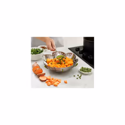 Bloom Folding Steamer Basket for Vegetables, compact storage - Stainless Steel - Additional view 2