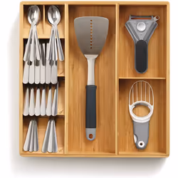 Joseph Joseph DrawerStore Bamboo Cutlery, Utensil & Gadget Organiser