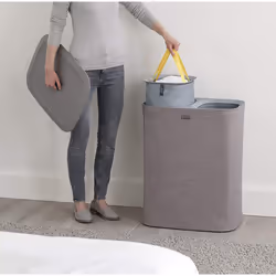 Joseph Joseph Tota 90-litre Laundry Separation Basket - Grey