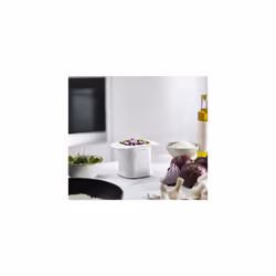 ChopCup Vegetable Chopper, Fruit Cutter, Veg Dicer Stainless Steel, White