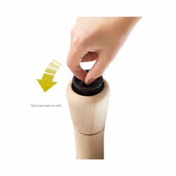 Joseph Joseph 20190 Milltop Wood Non-spill Kitchen Pepper Mill  Wood