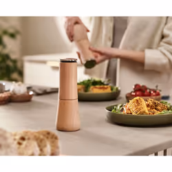 Joseph Joseph 20190 Milltop Wood Non-spill Kitchen Pepper Mill  Wood