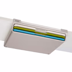 Folio Slim 3-Piece Under Shelf, Space saving Chopping Board Set, Multicolour