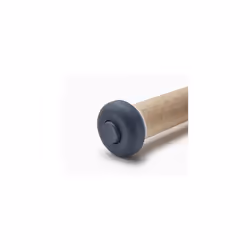 PrecisionPin - Rolling Pin with adjustable pastry thickness, Baking and dough rollers, Beech Wood, Pastel Blue
