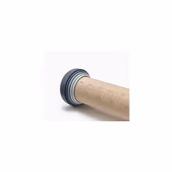 PrecisionPin - Rolling Pin with adjustable pastry thickness, Baking and dough rollers, Beech Wood, Pastel Blue