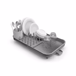 Joseph Joseph Duo Expandable Dish Drying Rack Gray 2-Tier