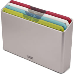 4-piece food specific, non-slip colour-coded Chopping Board Set