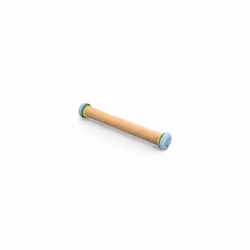 Duo Rolling Pin with adjustable pastry thickness, Baking and dough rollers, Beech Wood, Multicolour