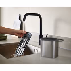 Duo Sink Tidy Worktop Caddy Organiser, Sponge Holder, Stainless Steel