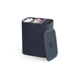 Joseph Joseph Tota Trio 90-liter Laundry Hamper Separation Basket with Lid and Removable Bags - Black