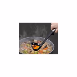 Elevate Fusion 3-Piece Silcone Kitchen Utensil Compact Stand, BPA Free, Heat Resistant, Non Stick Utensil Set, Weighted Stainless Steel Handles