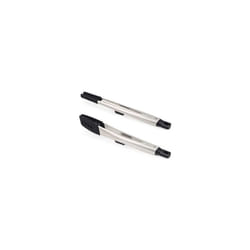 Elevate Fusion 2-piece Tong Set with Precision and Large tongs, BPA Free, Heat Resistant Non Stick Kitchen Utensil, Stainless Steel Handles