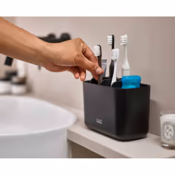Joseph Joseph 70599 toothbrush holder Black Freestanding toothbrush holder