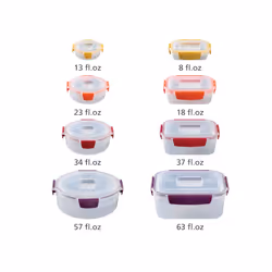 Joseph Joseph Nest Lock 16-piece Plastic BPA Free Food Storage Container Set with Lockable Airtight Leakproof Lids - Multicolor