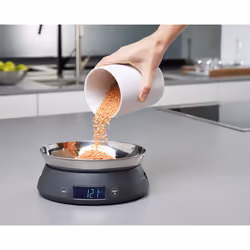 Joseph Joseph SwitchScale Grey Countertop Oval Electronic kitchen scale
