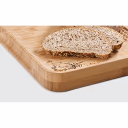 Joseph Joseph Cut & Carve Bamboo Chopping Board, Large- Wood