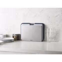 Joseph Joseph Nest Large 3-Piece Color coded Cutting Board Set with St