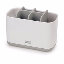 Easystore large toothbrush holder #grey/white