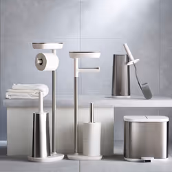 Joseph Joseph 70517 Bathroom Flex Smart Toilet Brush with Holder, Stainless Steel - Additional view 8