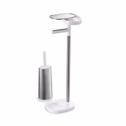 Joseph Joseph EasyStore Plus Standing Paper Holder with Flex Toilet Brush
