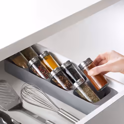 Joseph Joseph Spice Rack Jar Organiser Storage Tray Drawer Insert Space-Saving