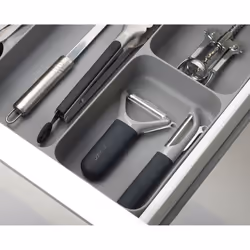 JOSEPH JOSEPH DrawerStore Cutlery, Utensil & Gadget Organiser - Grey, Grey