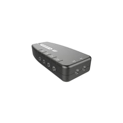 TV Signal Booster Aerial Amplifier, 4 Way Signal Distribution Amplifier with Coax Connections, 4G & 5G Filtering, Indoor TV Aerial, HD & 4K TV/FM/DAB