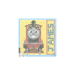 Thomas The Tank Engine James Sampler Tapestry Needlepoint Kit DMC