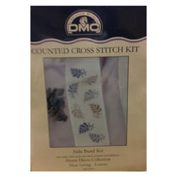 Autumn Leaves Aida Band Cross Stitch Kit - DMC - K4290