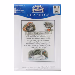 The Ugly Duckling (Children's Story By Hans Christian Anderson) Cross Stitch Kit - DMC
