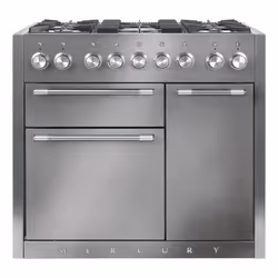 Mercury MCY1000DFSS, Range cooker, Stainless steel, Rotary, Chrome, Front, Gas