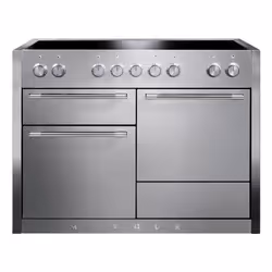 Mercury MCY1200EISS, Range cooker, Stainless steel, Rotary, Chrome, Front, Bottom