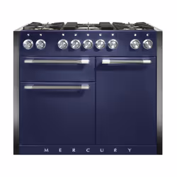 Mercury MCY1082EIAB, Range cooker, Blue, Rotary, Blueberry, Chrome, Front