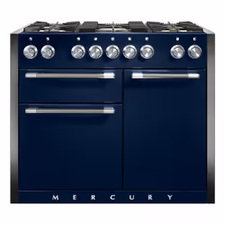 Mercury MCY1082DFIN, Range cooker, Blue, Rotary, Indigo, Chrome, Front