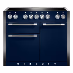 Mercury MCY1082EIIN, Range cooker, Blue, Rotary, Indigo, Chrome, Front