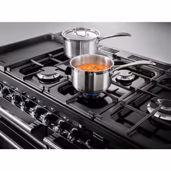 Rangemaster Encore Deluxe 110 Dual Fuel Range cooker A Electric Gas Black - Additional view 7