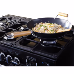 Rangemaster Professional Deluxe 110 Dual Fuel Range cooker Electric Combi Black - Additional view 5