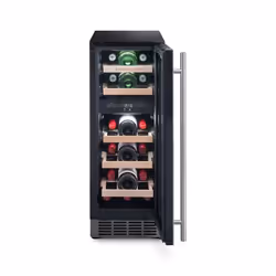Rangemaster RWC3018SS Built-in Black 18 bottle(s)