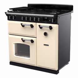Rangemaster Classic 90cm Dual Fuel Pale Cream/Chrome - Additional view 2