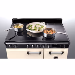 Rangemaster Classic 90cm Dual Fuel Pale Cream/Chrome - Additional view 4
