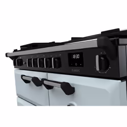 Rangemaster Classic 100cm Dual Fuel Misty Blue/Chrome - Additional view 3