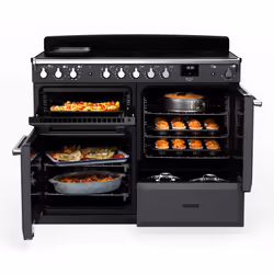 Rangemaster Estel Deluxe 110cm Induction Slate/Chrome - Additional view 5